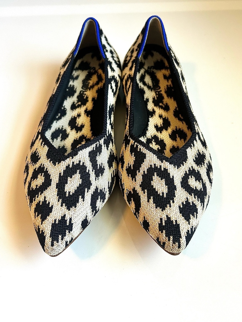 ROTHY'S The Point II Flats Sandy Cat Black/Cream 8 NWOB - Picture 4 of 8